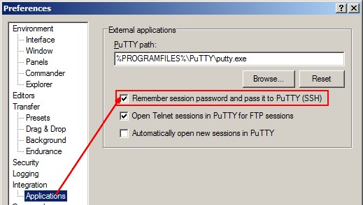 putty command line options password netflix