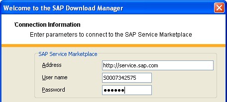 Sap download manager url